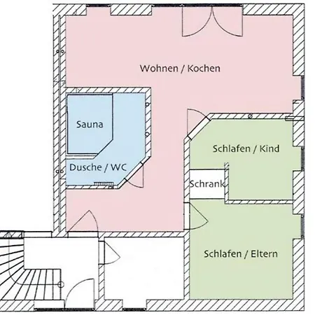Apartment 4 Sterne Dünensand Sauna Und Terasse In Südwestlage Lobbe